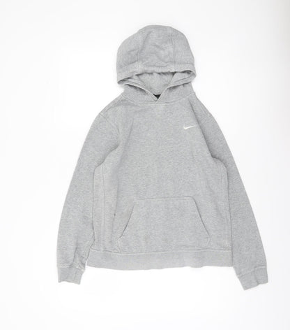 Boys UK Size 13-14 Years Nike Grey Pullover Hoodie