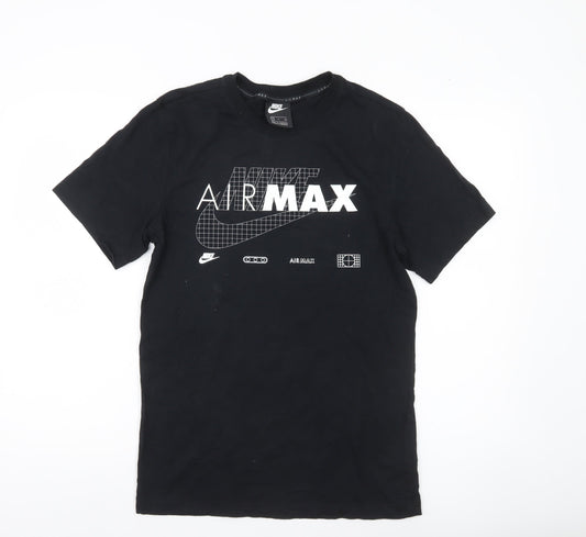 Nike Men's Black Air Max Graphic T-Shirt Size S Crew Neck