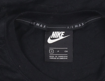 Nike Men's Black Air Max Graphic T-Shirt Size S Crew Neck