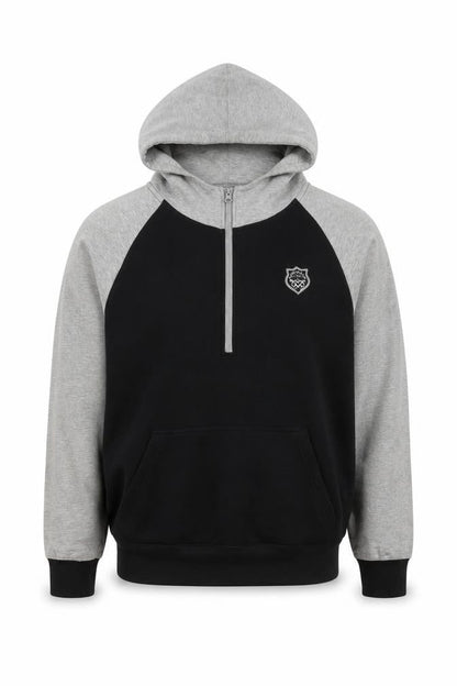 Richman Utility Men’s Black Grey Cotton Pullover Hoodie L Logo