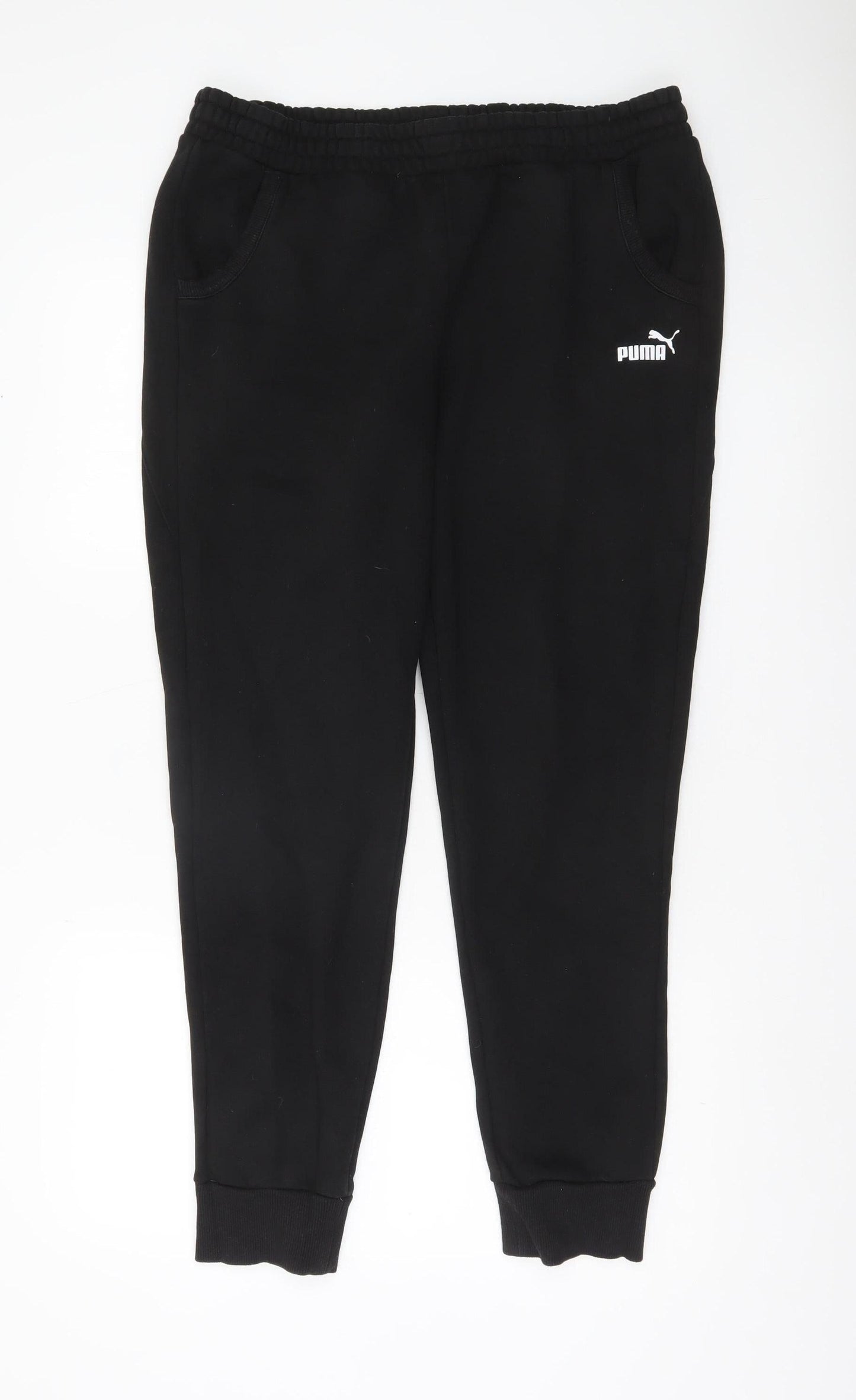 Puma Men's Black XL Sweatpants Joggers Cotton Blend
