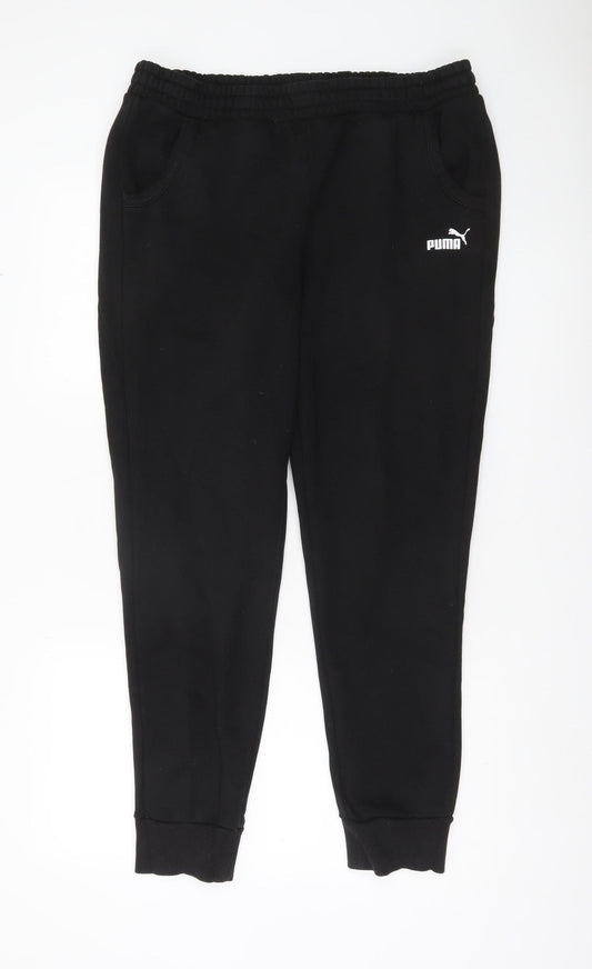 Puma Men's Black XL Sweatpants Joggers Cotton Blend