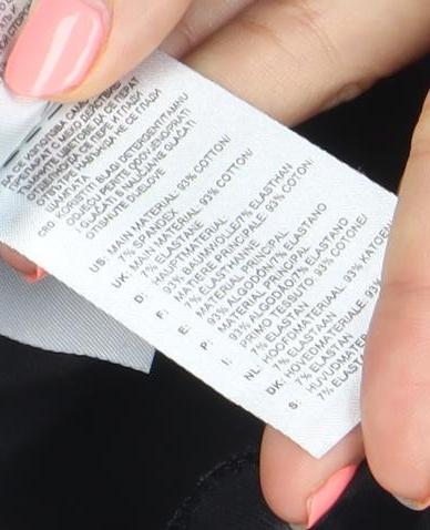 Adidas Womens Black Size 8 Slim Fit Logo Leggings