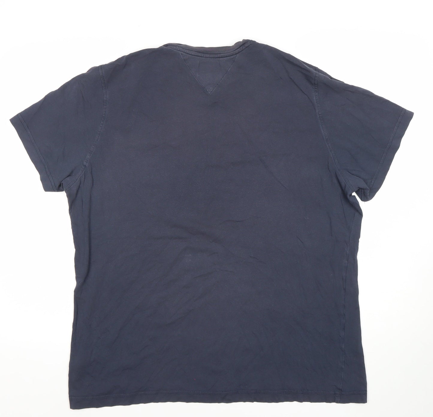 Tommy Jeans Men's Blue 2XL Crew Neck Cotton T-Shirt