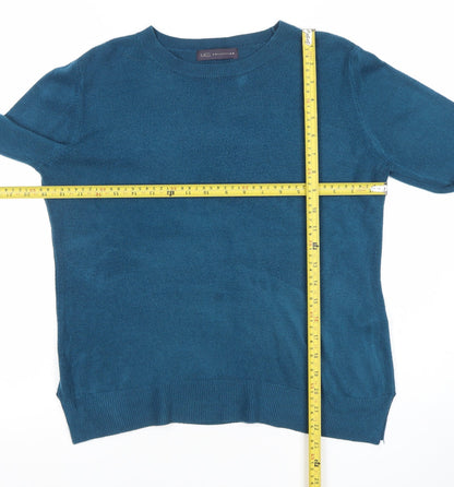 Marks and Spencer Women’s Blue Size 12 Crew Neck Jumper