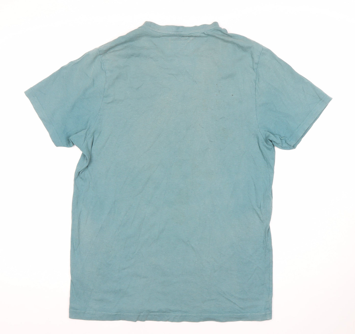 Mountain Warehouse Men's Blue Organic Cotton T-Shirt Size M