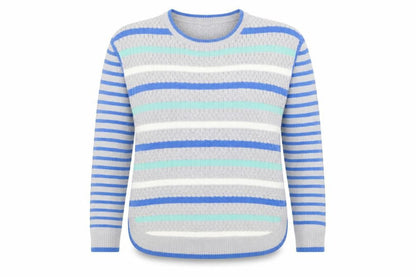 Marks and Spencer Women’s Multicoloured Striped Jumper UK 14