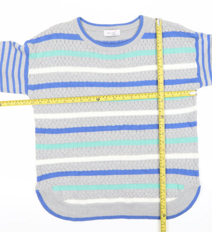Marks and Spencer Women’s Multicoloured Striped Jumper UK 14