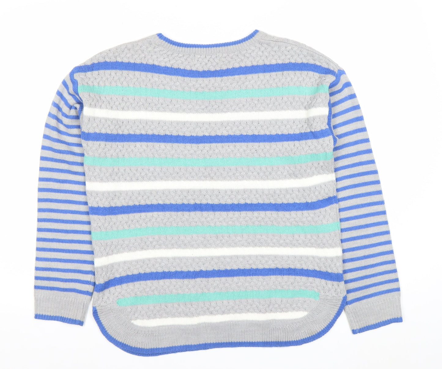 Marks and Spencer Women’s Multicoloured Striped Jumper UK 14