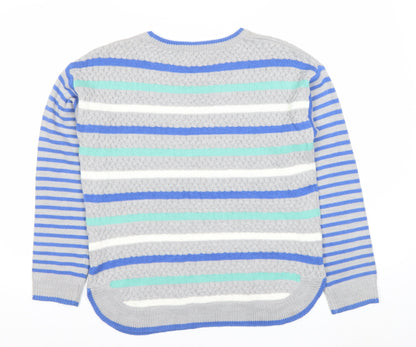 Marks and Spencer Women’s Multicoloured Striped Jumper UK 14