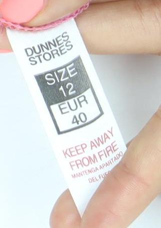 Dunnes Stores Womens Pink Orange Animal Print Pencil Skirt Size 12