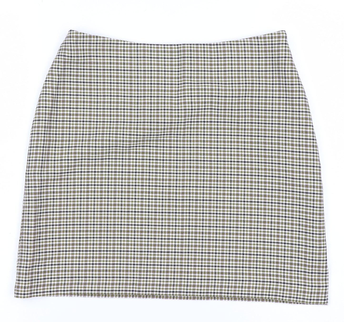 Hennes Collection H&M Women’s Multicoloured Check Pencil Skirt Size 8