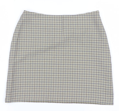 Hennes Collection H&M Women’s Multicoloured Check Pencil Skirt Size 8