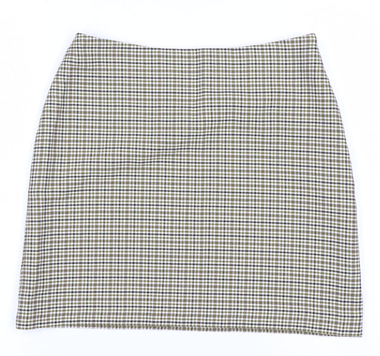 Hennes Collection H&M Women’s Multicoloured Check Pencil Skirt Size 8