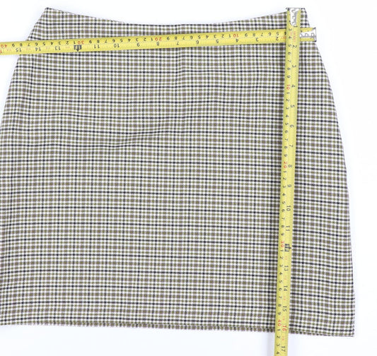 Hennes Collection H&M Women’s Multicoloured Check Pencil Skirt Size 8