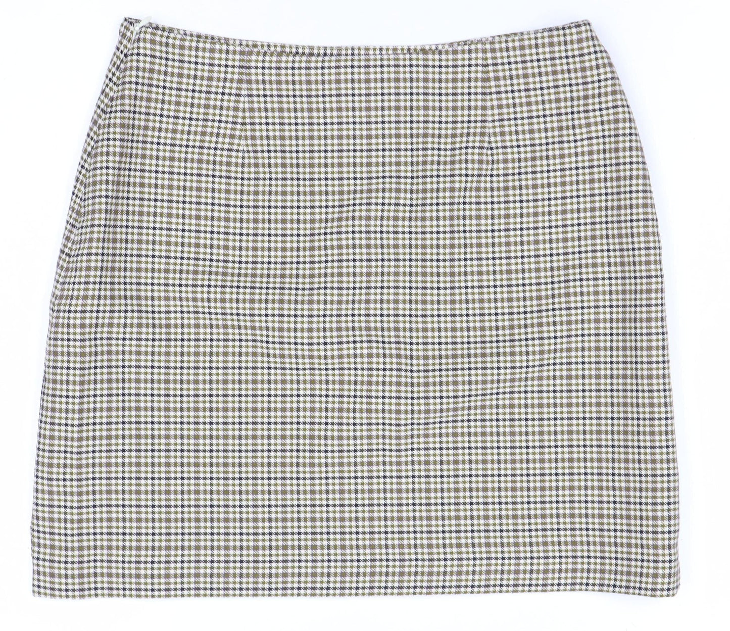 Hennes Collection H&M Women’s Multicoloured Check Pencil Skirt Size 8