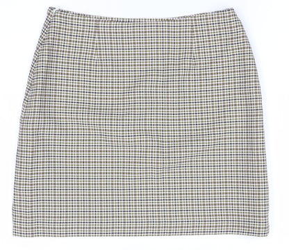 Hennes Collection H&M Women’s Multicoloured Check Pencil Skirt Size 8