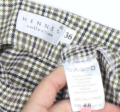 Hennes Collection H&M Women’s Multicoloured Check Pencil Skirt Size 8