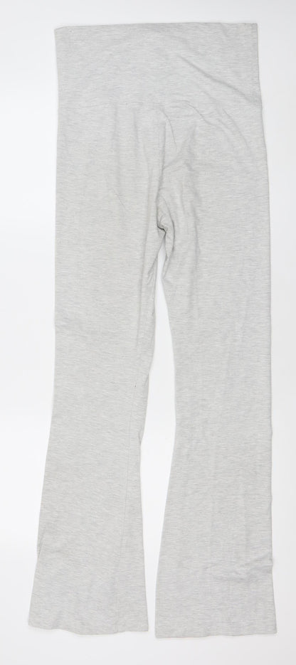 Stradivarius Women’s Grey Leggings Slim Fit Size 8 Jersey Stretch
