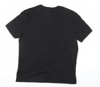 ROMWE Women’s Black Graphic Racing Car Print T-Shirt Size 22