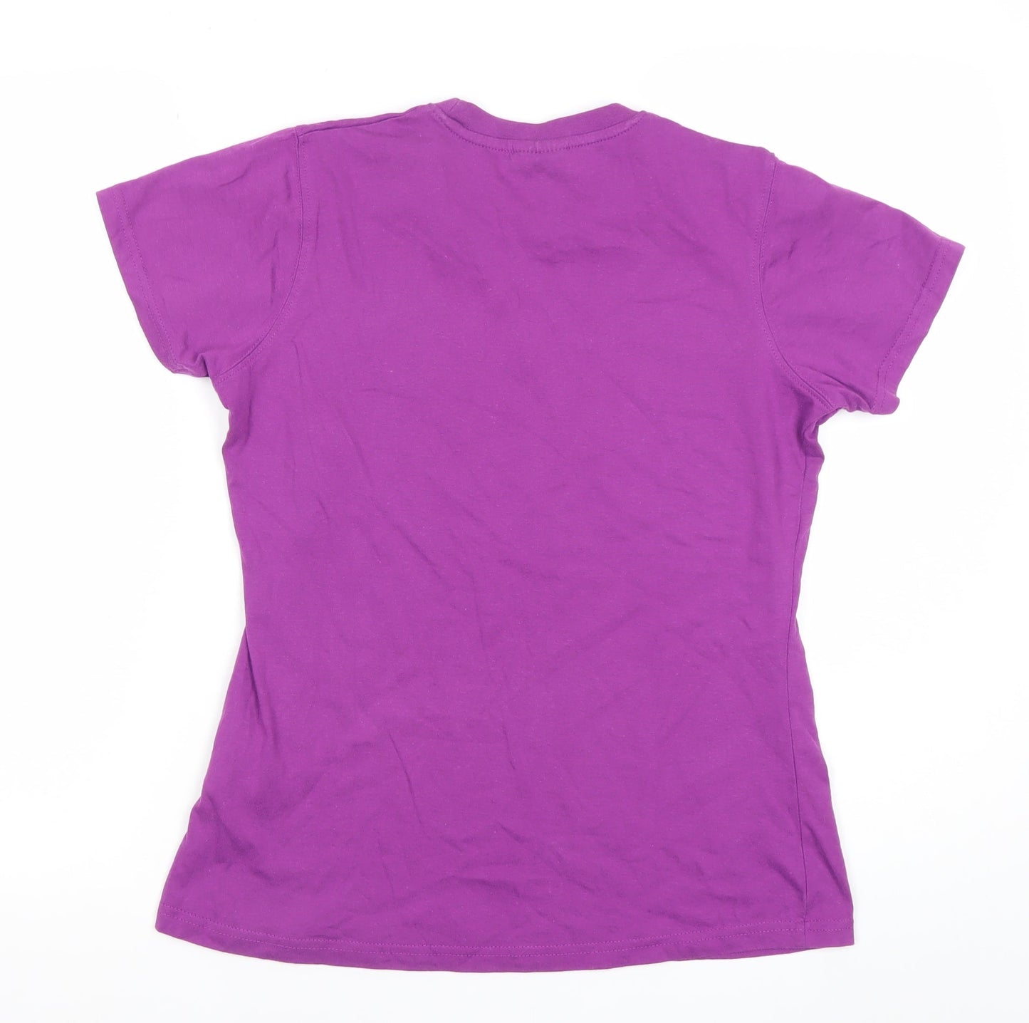 Dare 2b Womens Purple Geometric Graphic T-Shirt Size 14