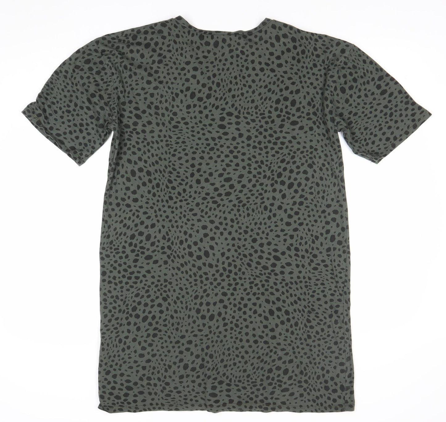 ASOS Women’s Green Animal Print UK 4 T-Shirt Dress Casual Summer
