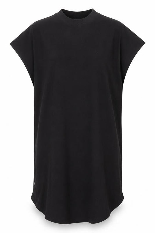 Monki Womens Black XS T-Shirt Dress Short Sleeve Casual