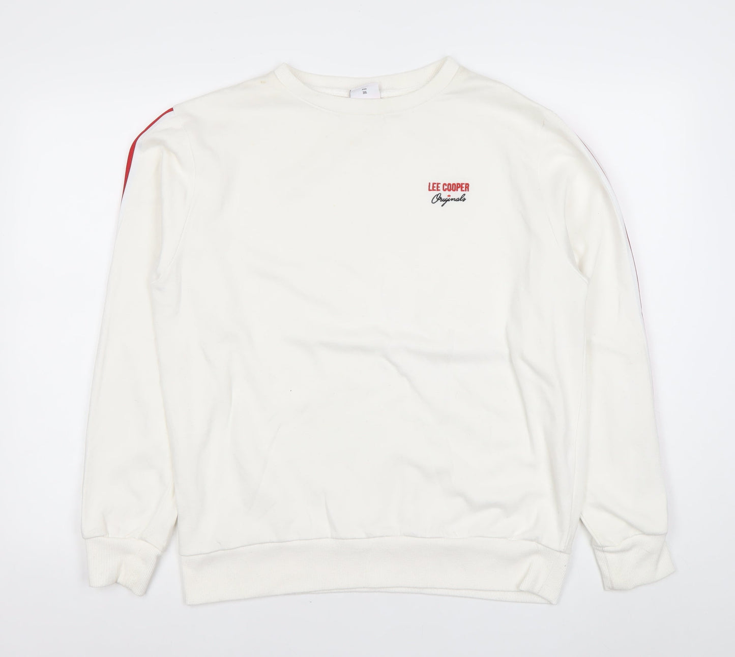 Womens UK Size 18 Lee Cooper White Pullover Sweatshirt