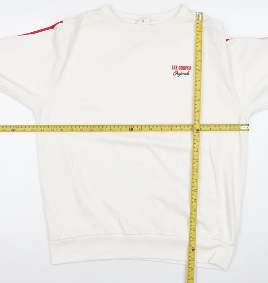 Womens UK Size 18 Lee Cooper White Pullover Sweatshirt