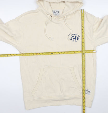 The Stronghold Women’s Beige Hoodie Medium Pullover Cotton