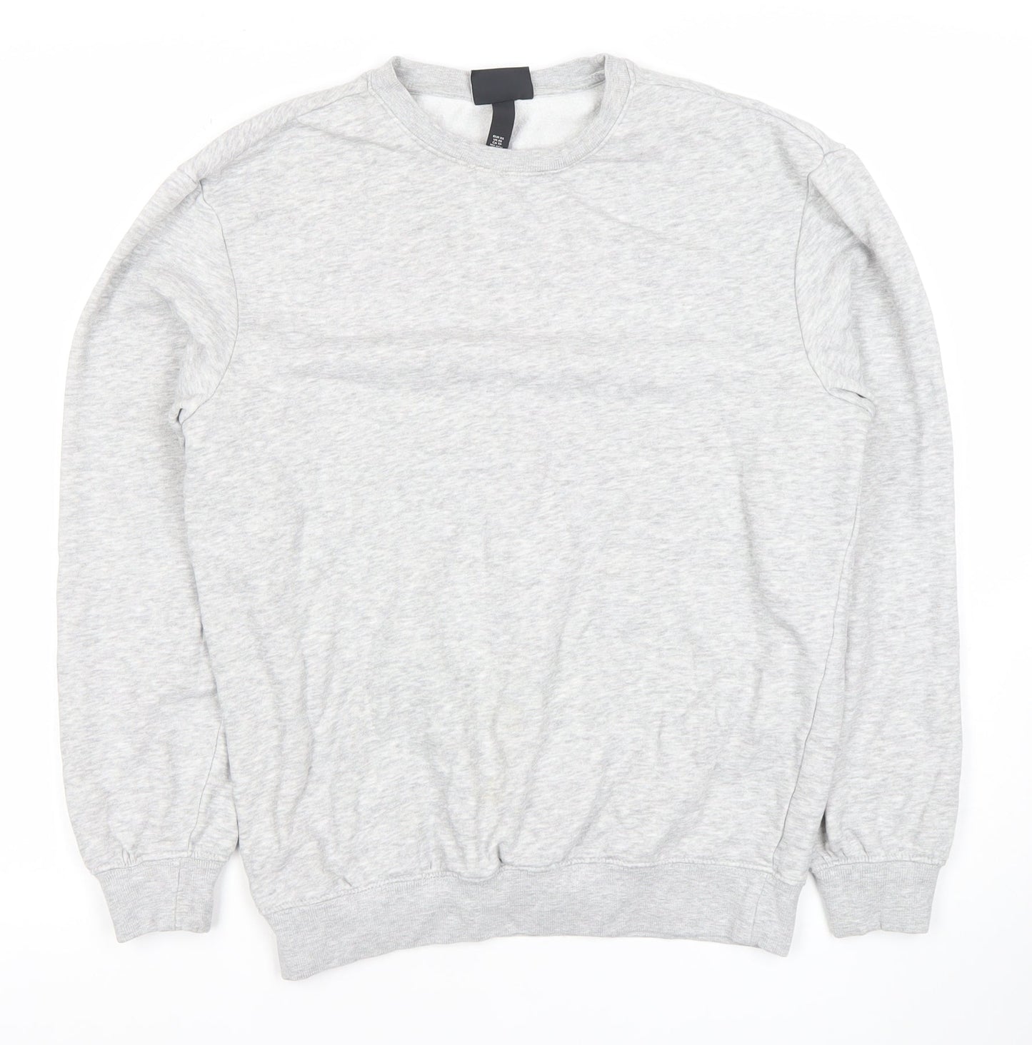 H&M Womens Grey XS Relaxed Fit Sweatshirt Pullover Crew Neck