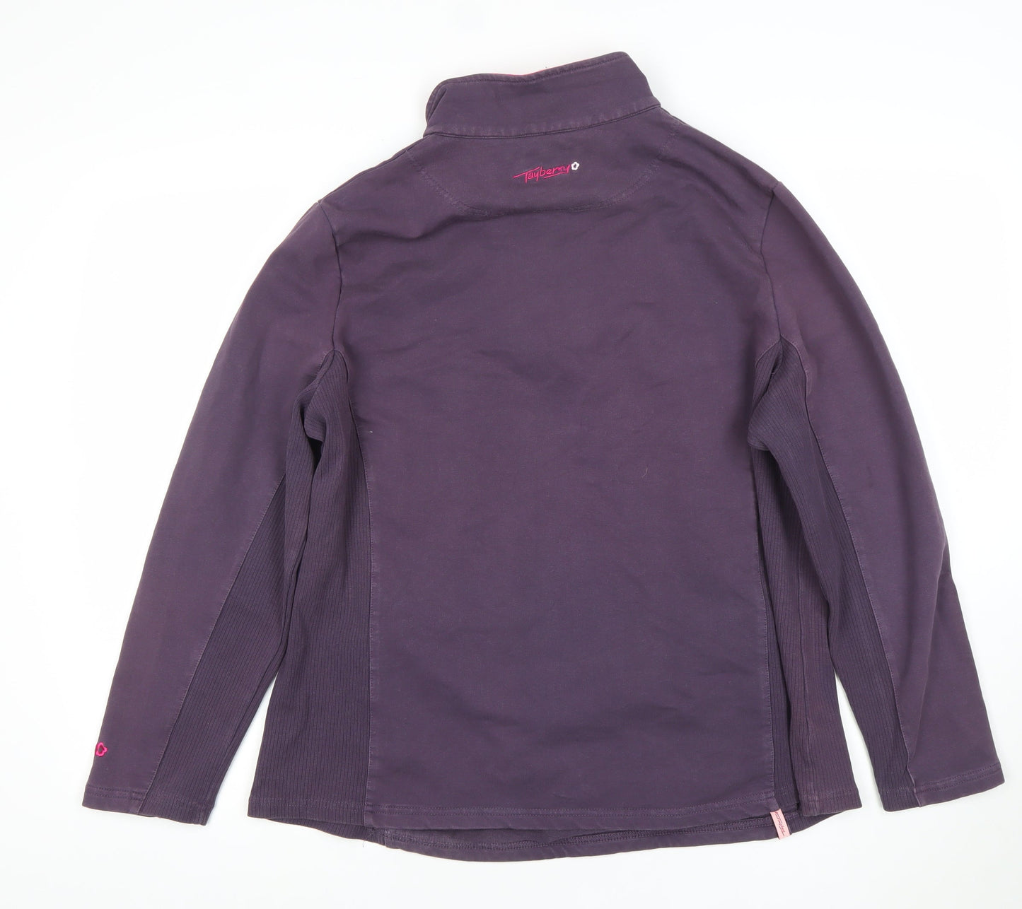 Tog 24 Women's Purple XL 1/2 Zip Sweatshirt Cotton Blend