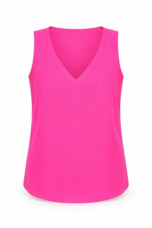 Oasis Womens Pink Sleeveless Scoop Neck Tank Top Size 10