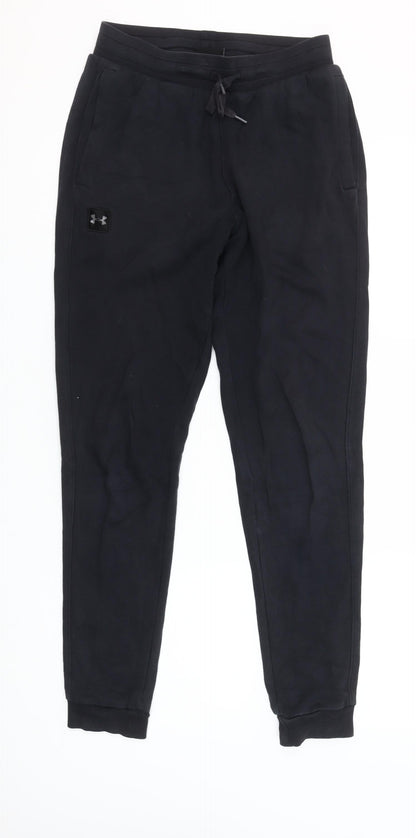 Under Armour Mens Black Jogger Sweatpants S Regular Fit