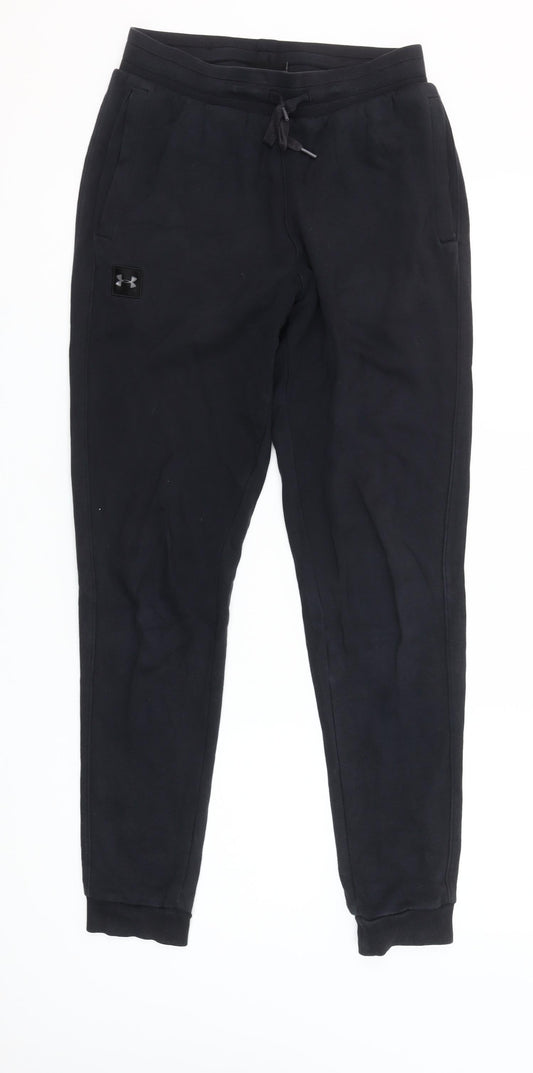 Under Armour Mens Black Jogger Sweatpants S Regular Fit