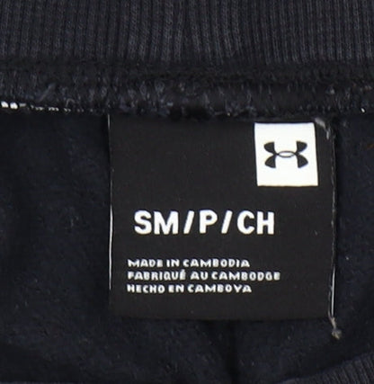 Under Armour Mens Black Jogger Sweatpants S Regular Fit