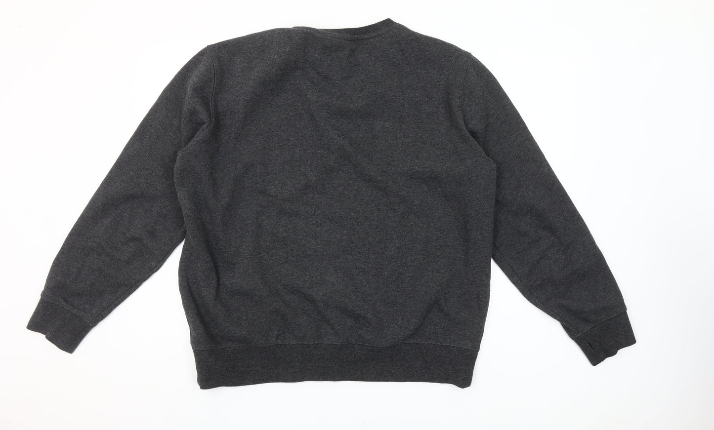Dunnes Men’s Grey Sweatshirt L Crew Neck Pullover Fleece