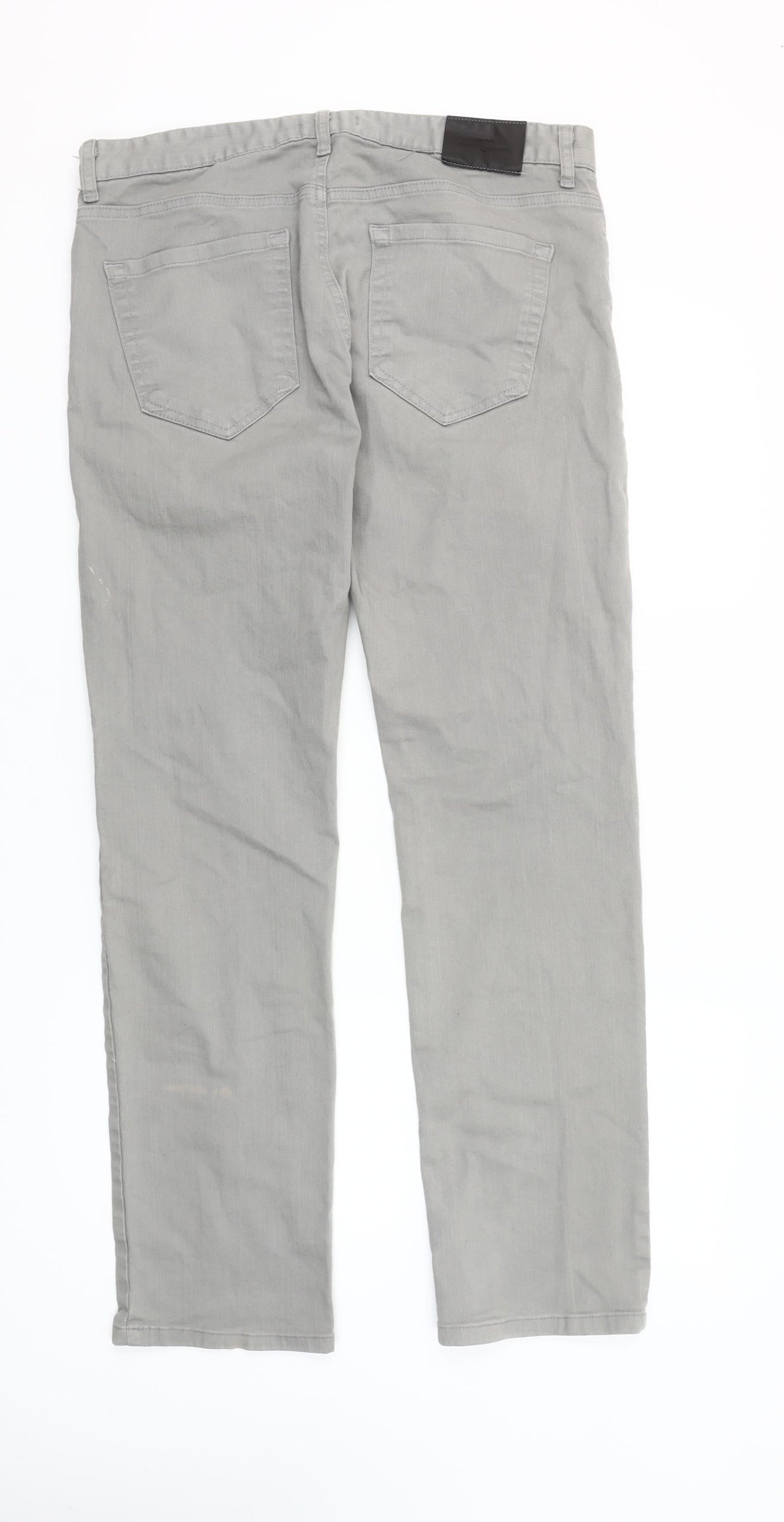 LC Waikiki Men’s Grey Straight Leg Jeans 32W 33L Regular Fit