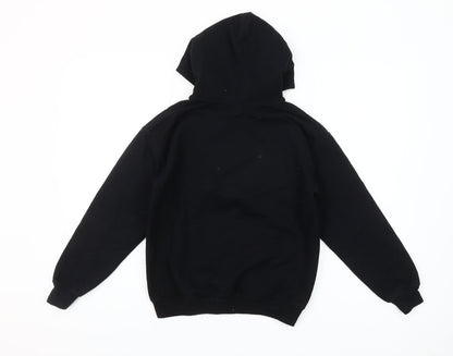 Gildan Girls Black Hoodie M Pullover Lexus IS200 Graphic Print Car Motif