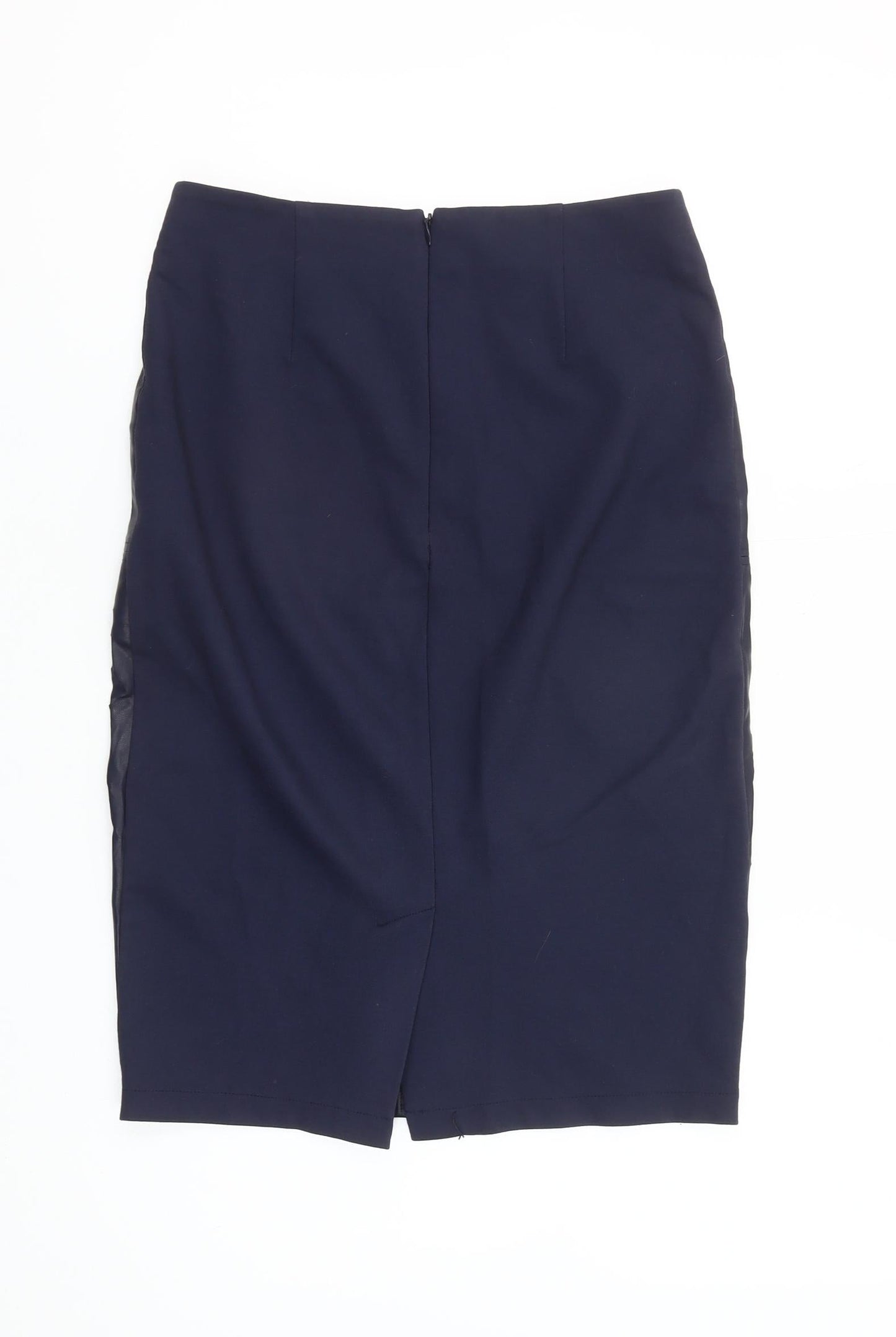 Part Two Women’s Black Faux Leather Pencil Skirt Size 8 Workwear