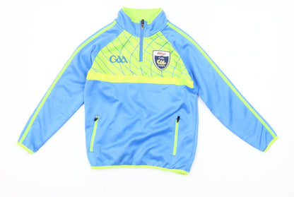 O'Neills Boys Blue 1/4 Zip Sports Sweatshirt Size 2 Years Polyester