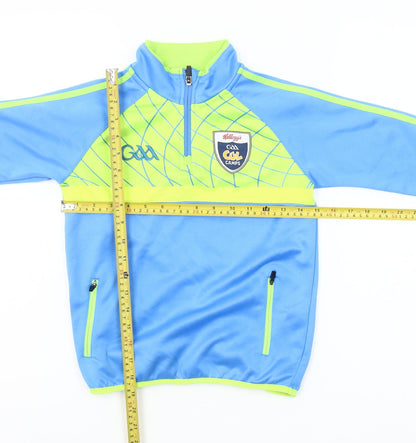O'Neills Boys Blue 1/4 Zip Sports Sweatshirt Size 2 Years Polyester