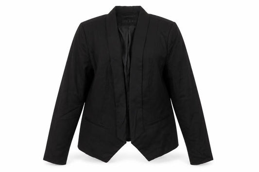 Street One Womens Black Size 16 Shawl Lapel Blazer Jacket