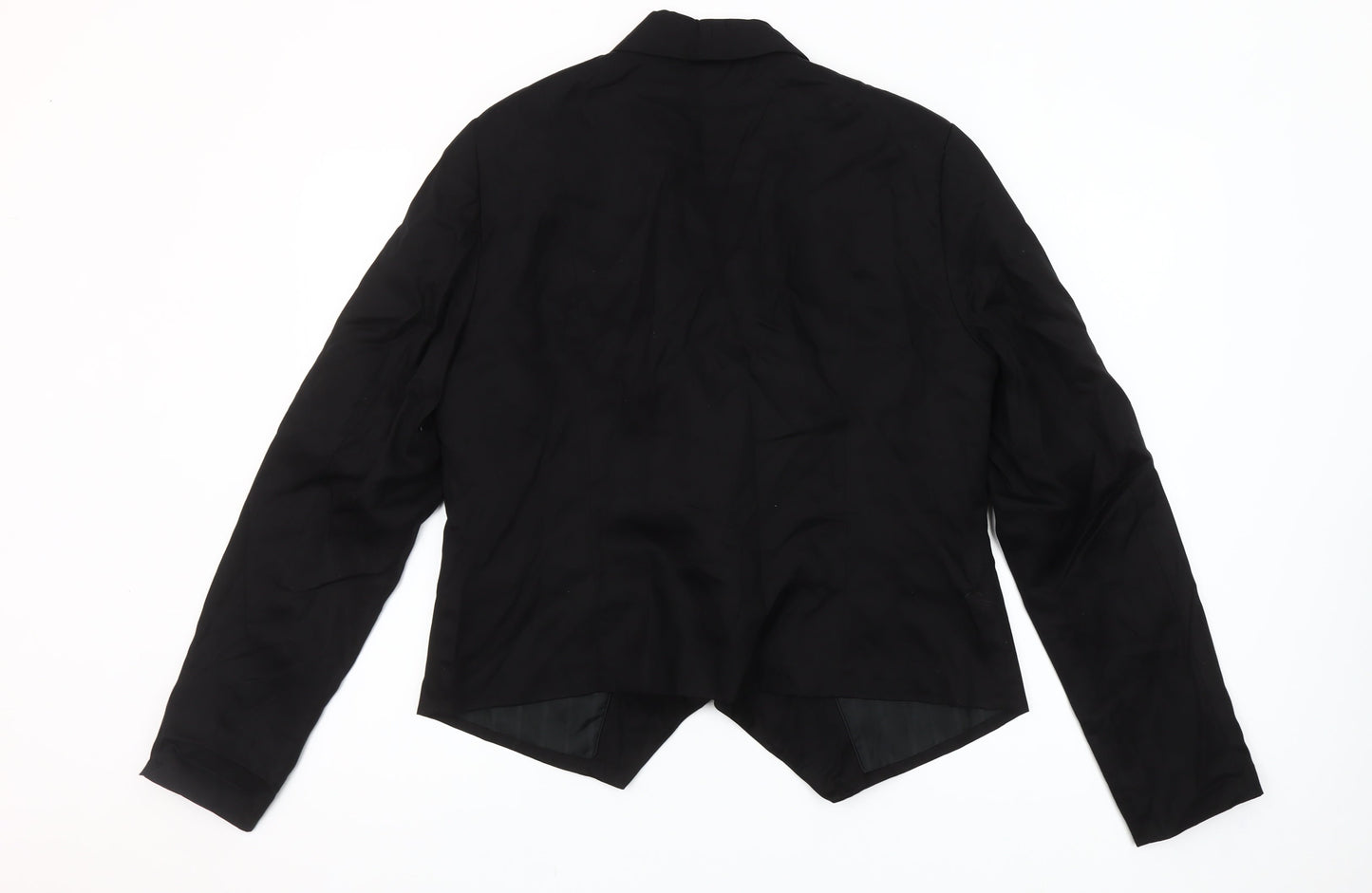 Street One Womens Black Size 16 Shawl Lapel Blazer Jacket