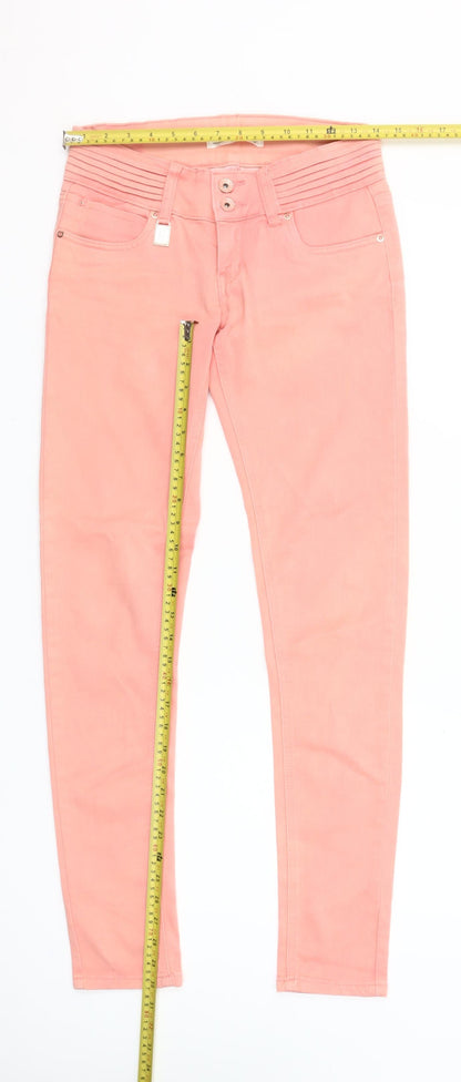 Toxik3 Women’s Pink Skinny Jeans Size 10 Slim Fit Stretch Denim