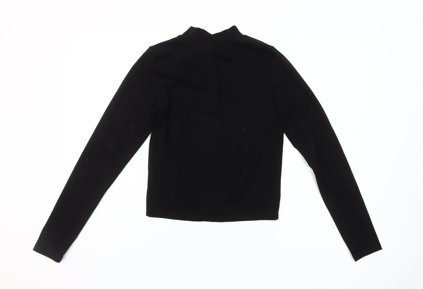 PrettyLittleThing Women’s Black Full Zip Sweatshirt UK 12 Regular