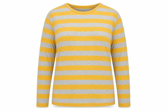 Paco Boutique Women’s Multicoloured XL Long Sleeve Striped T-Shirt