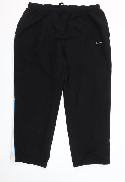 Reebok Mens Black 2XL Jogger Trousers with Pockets