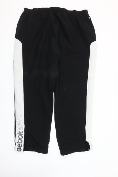 Reebok Mens Black 2XL Jogger Trousers with Pockets