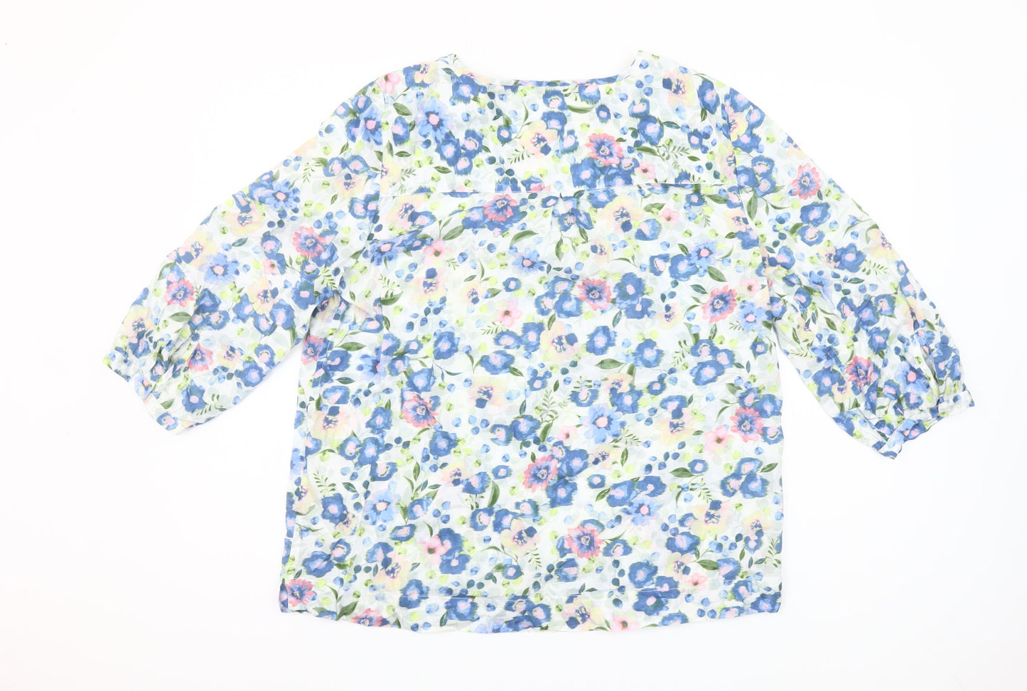 Cecil Womens Multicoloured Floral Cotton Tunic Blouse S